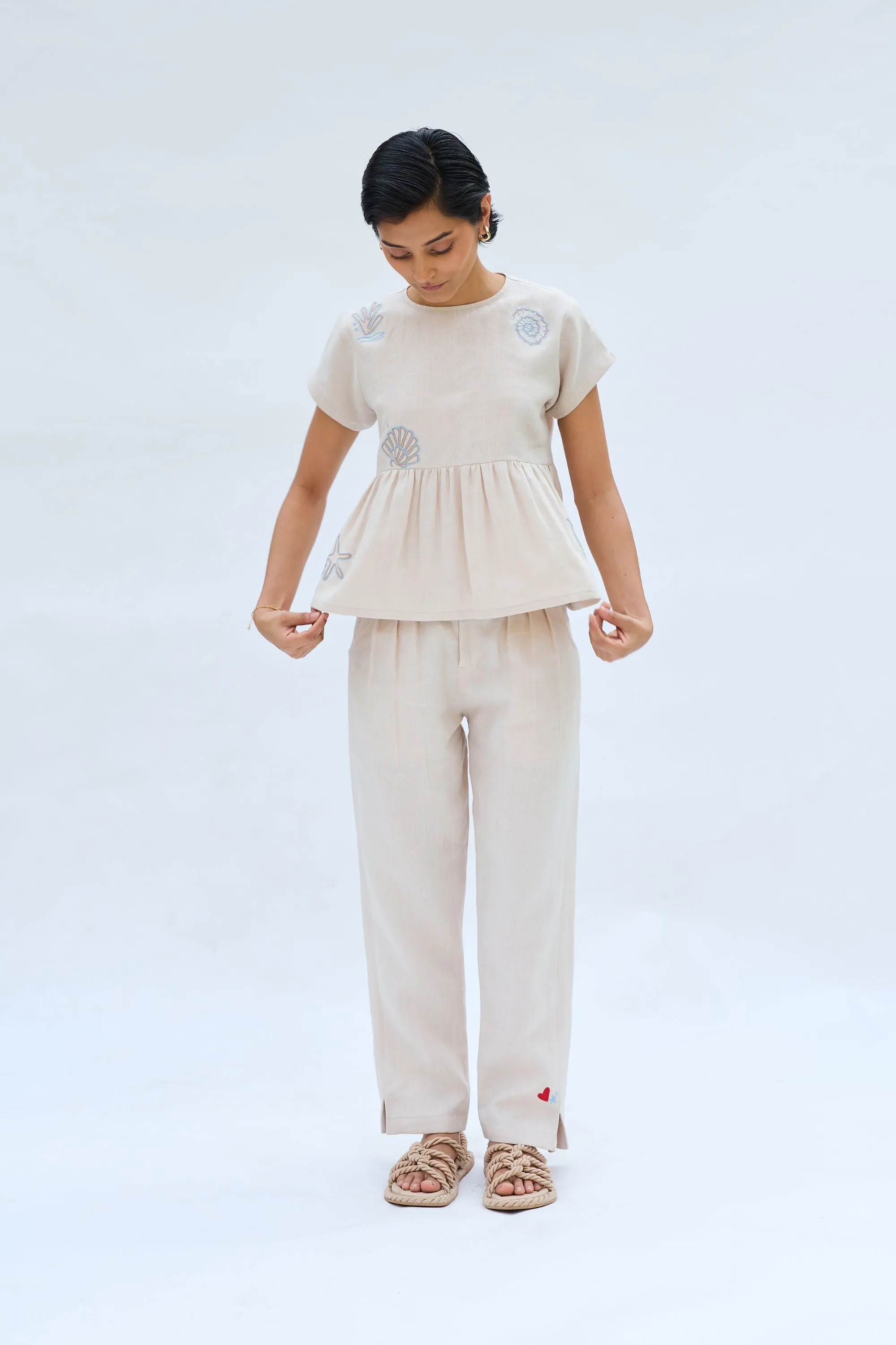 Sea Soul Linen Top
