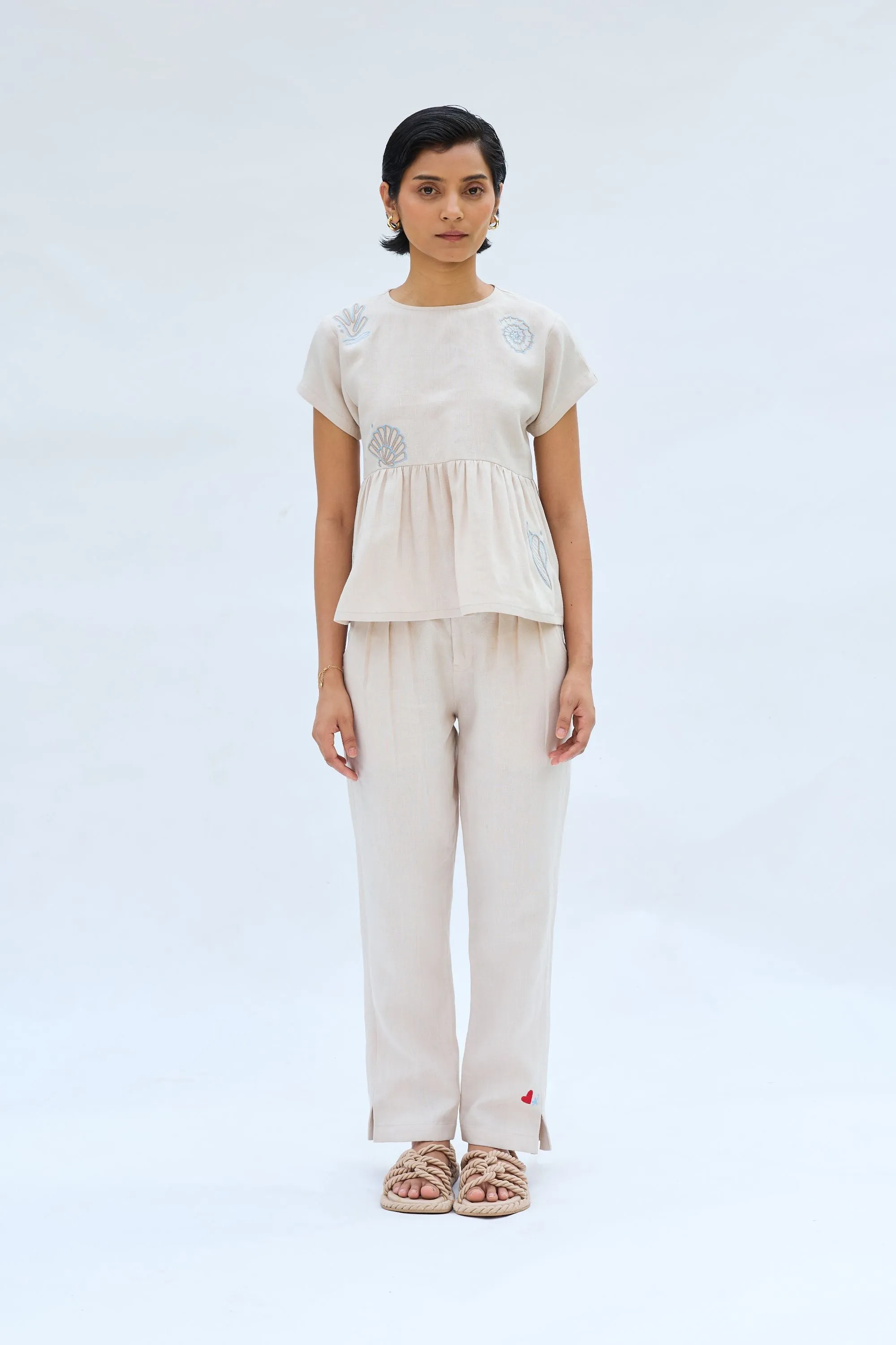 Sea Soul Linen Top