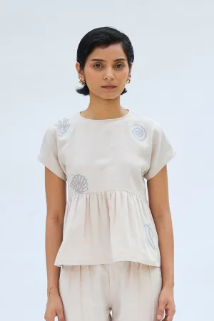 Sea Soul Linen Top