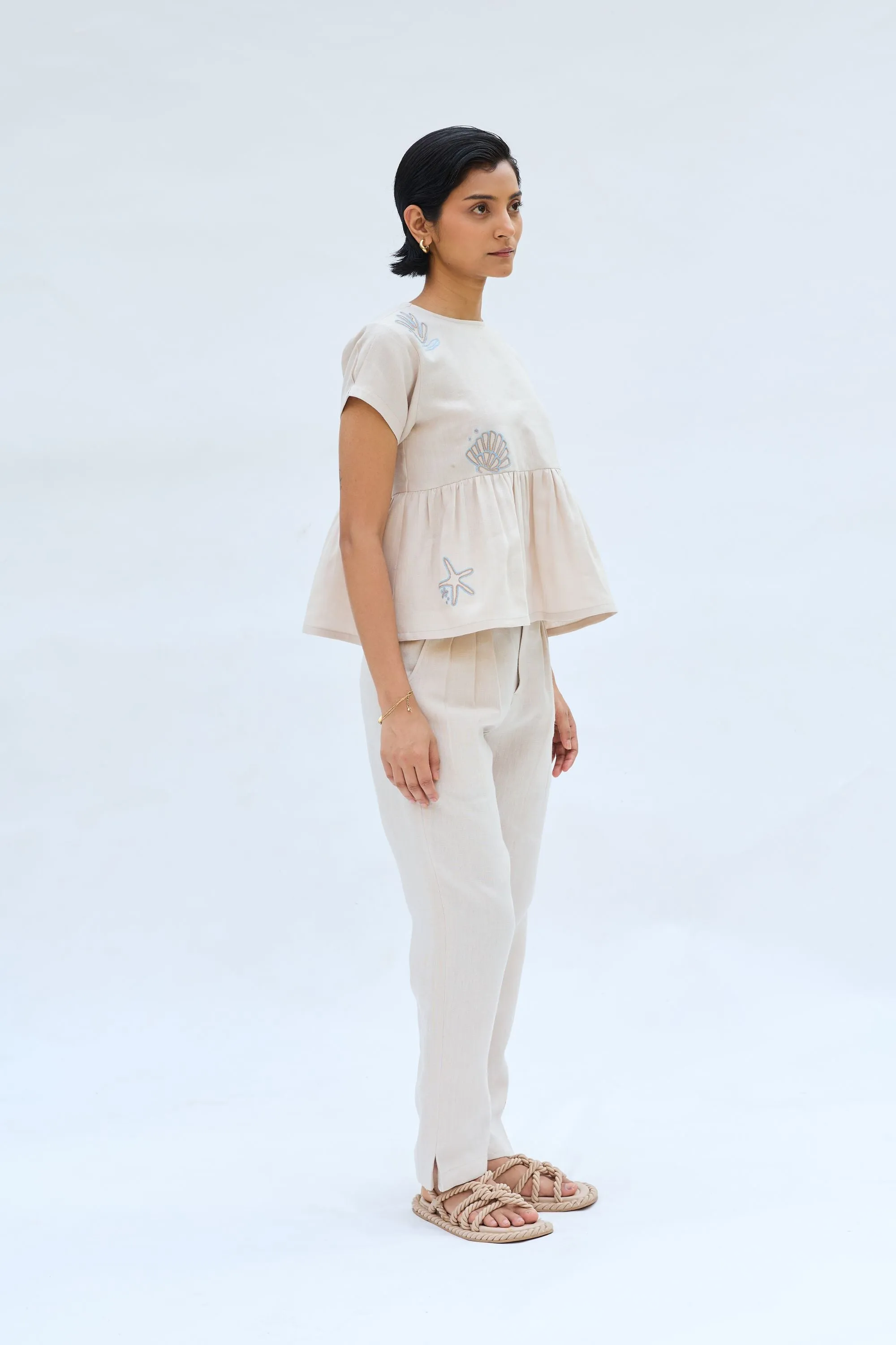 Sea Soul Linen Top