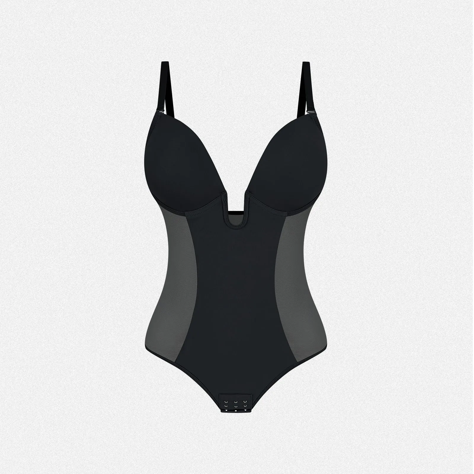 Shaperin Backless U Plunge Sculpting Butt-Lifting Shapewear Bodysuit