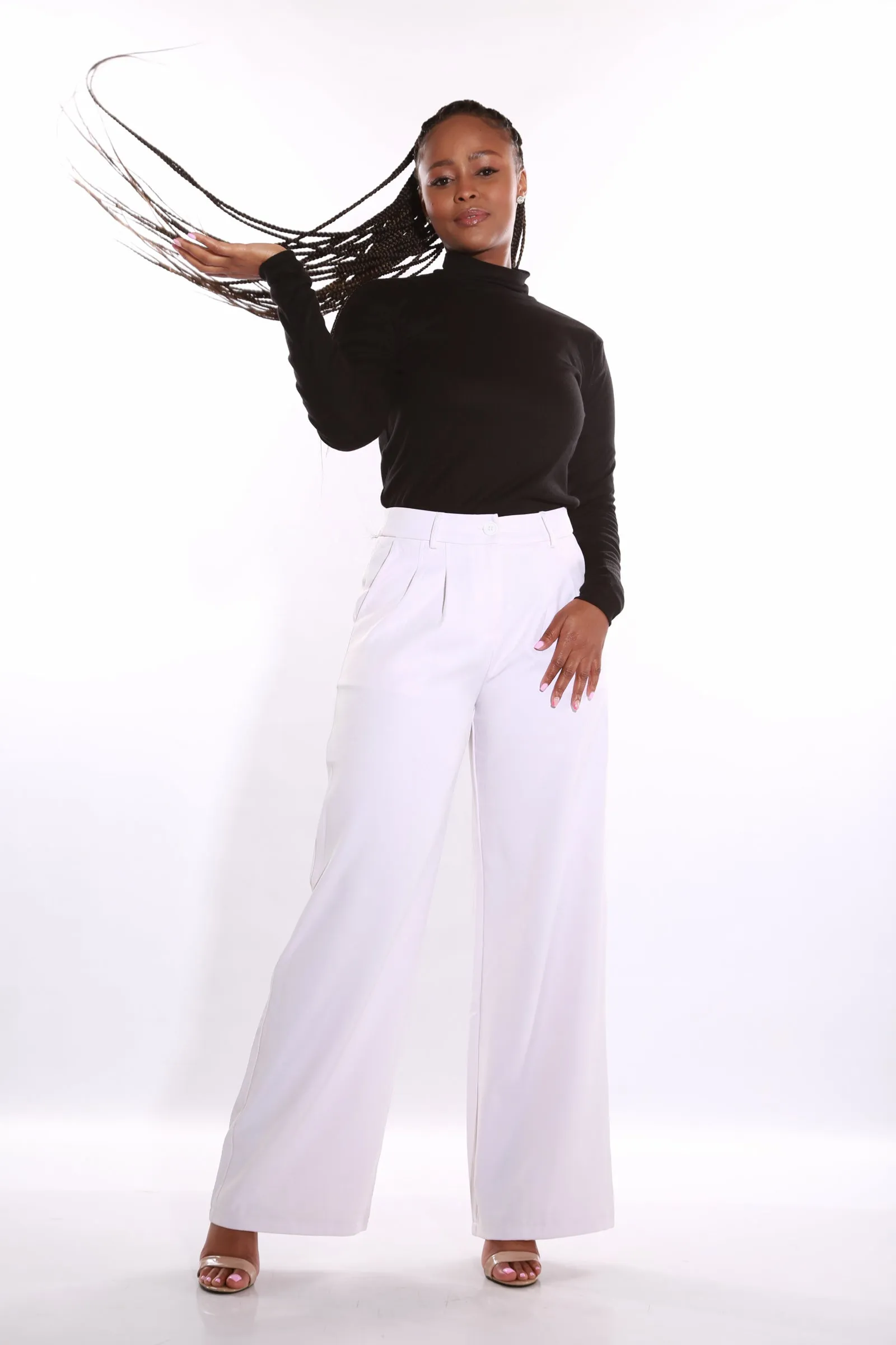Shapewear TNG Wide leg baggy pants - white