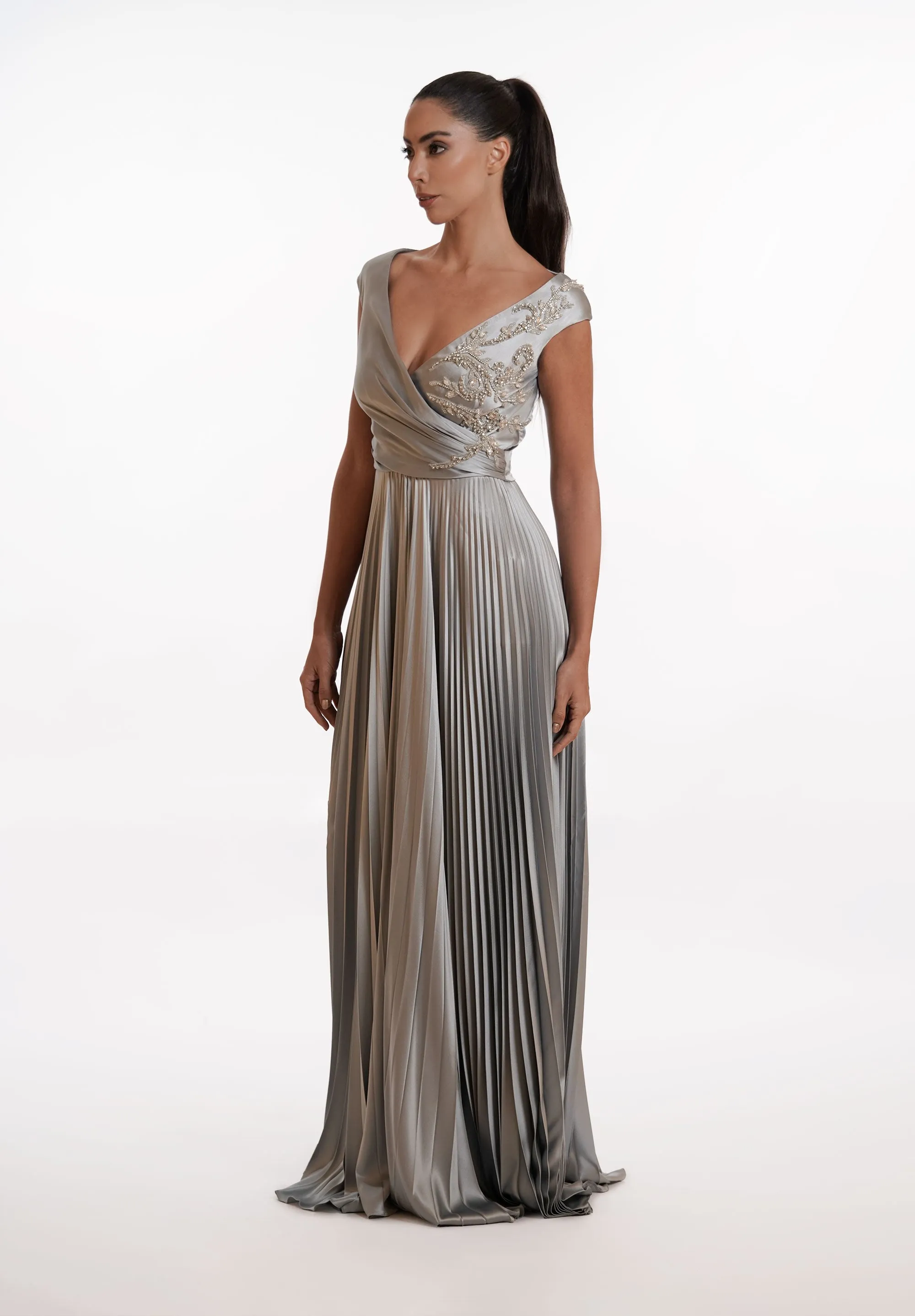 Silver Serenity Dress