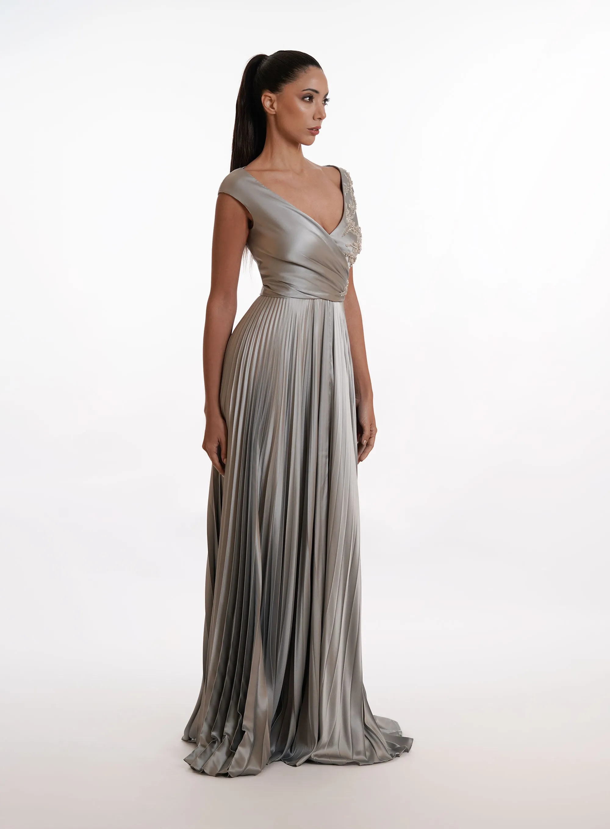 Silver Serenity Dress