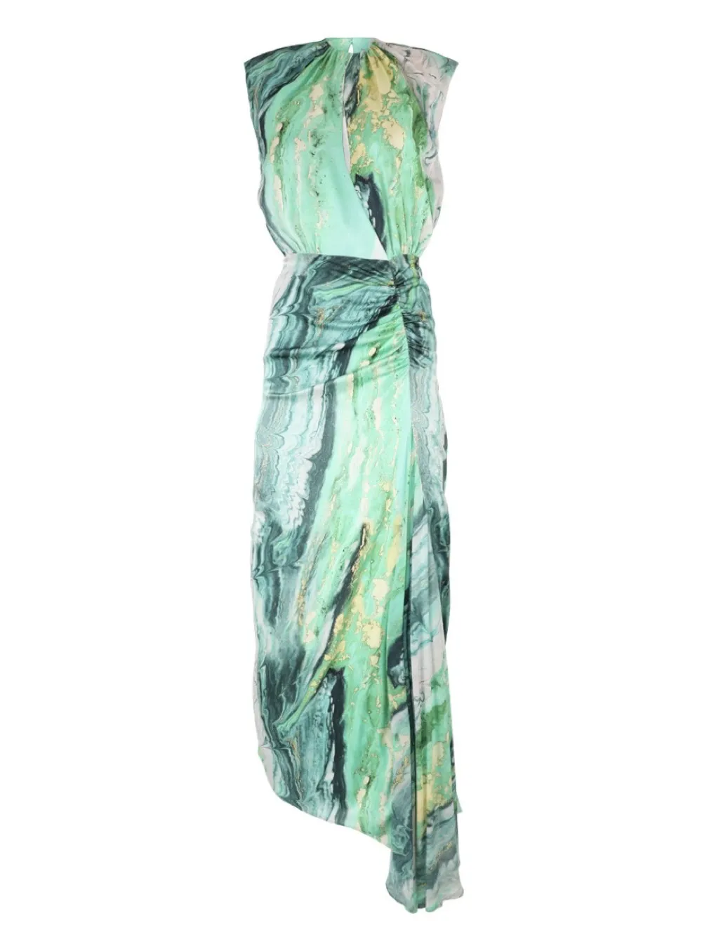 Silvia Tcherassi Samaira Dress in Green Marble