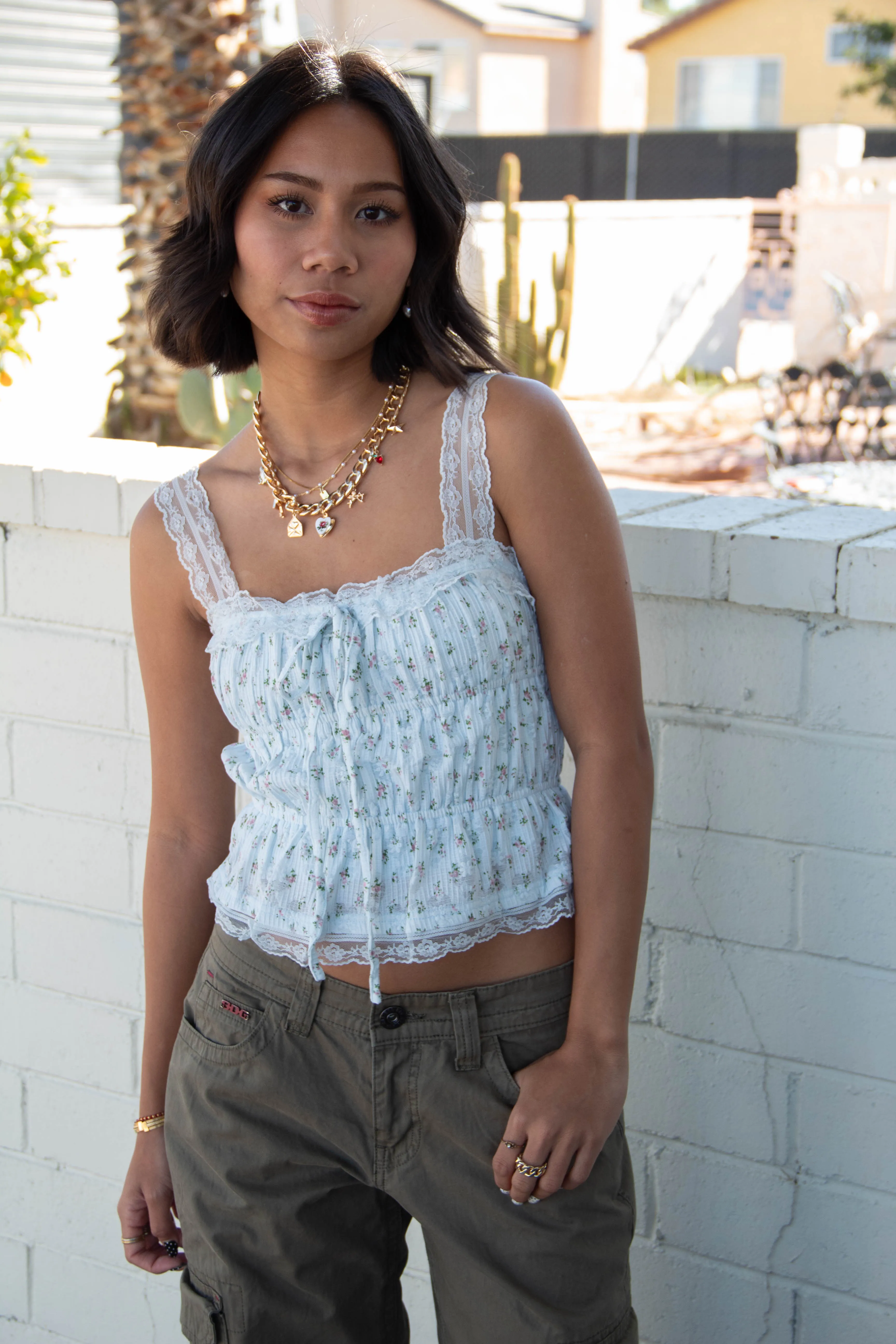 Sleeveless Babydoll Top