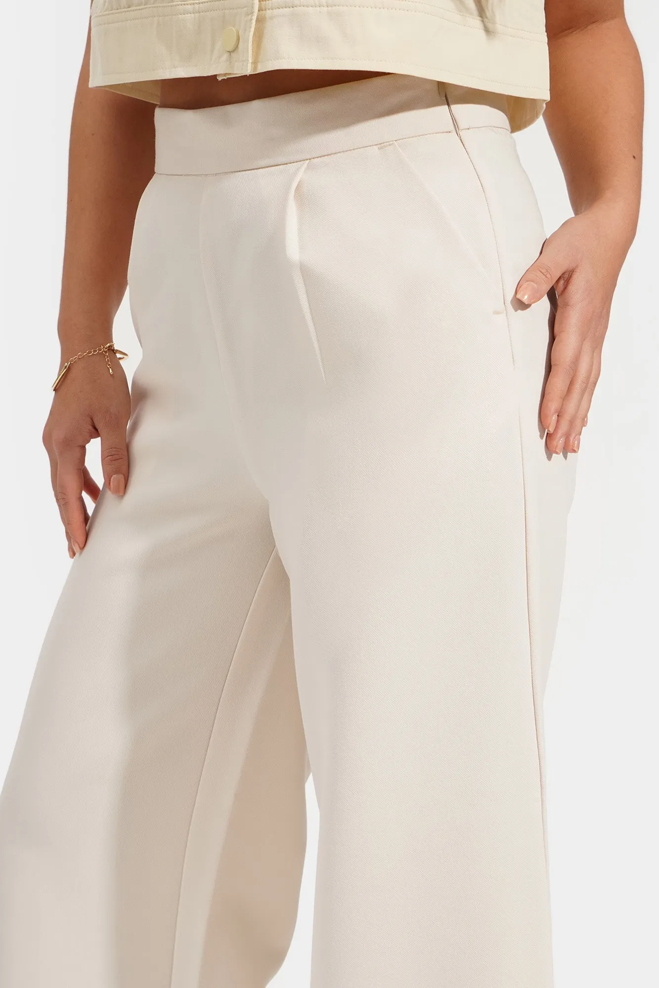 Slit Wide Leg Pants