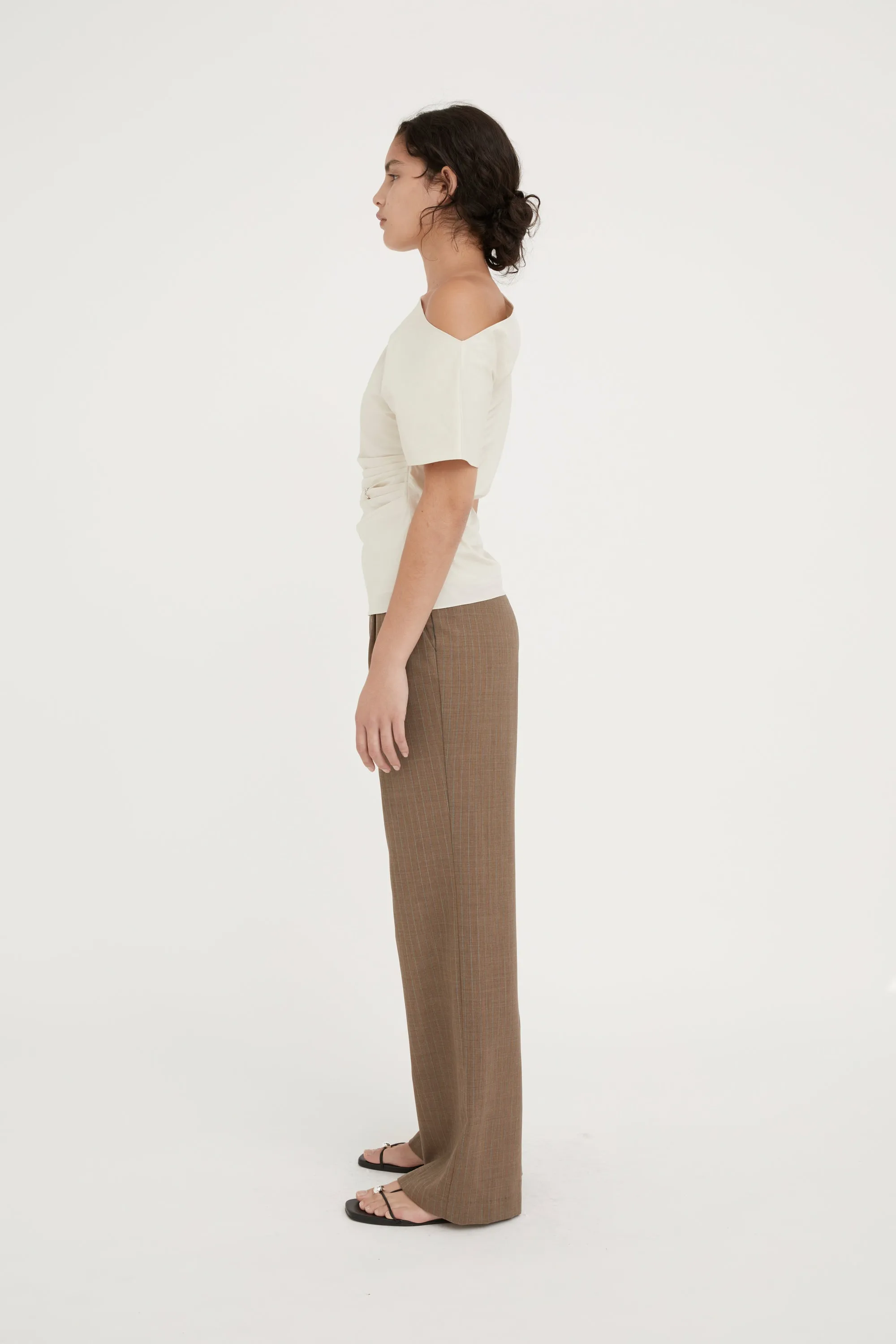SLYVIE COTTON BLOUSE - BONE