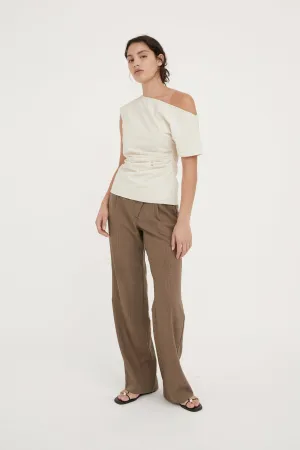 SLYVIE COTTON BLOUSE - BONE