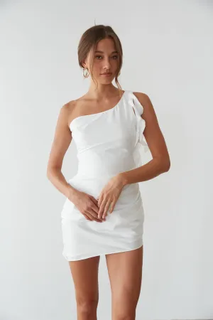 Sonia Draped One Shoulder Mini Dress