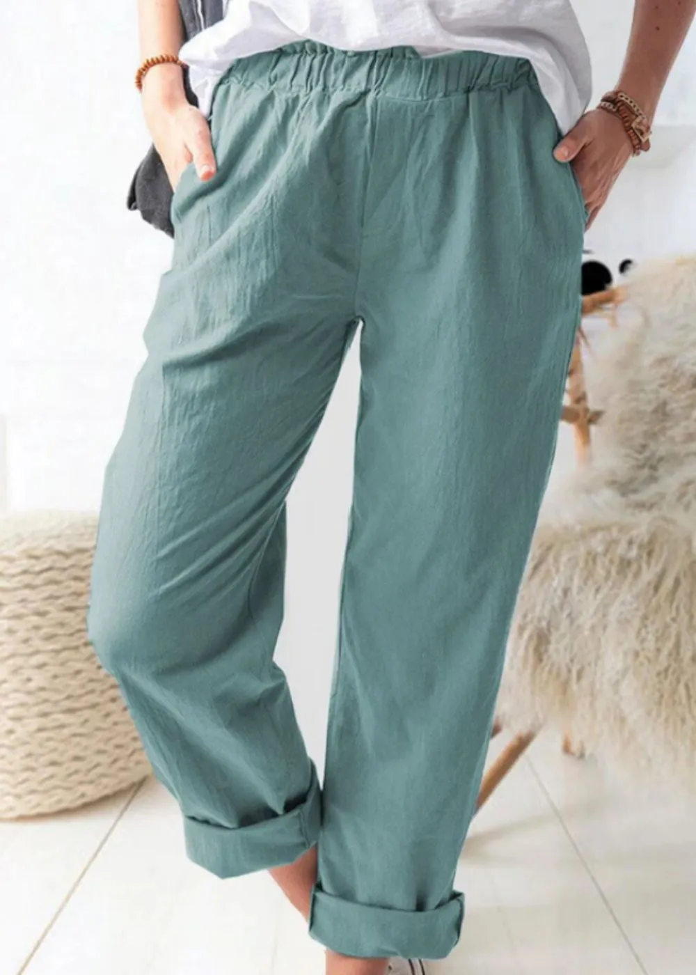 Sonia- Stylische Leinenhosen