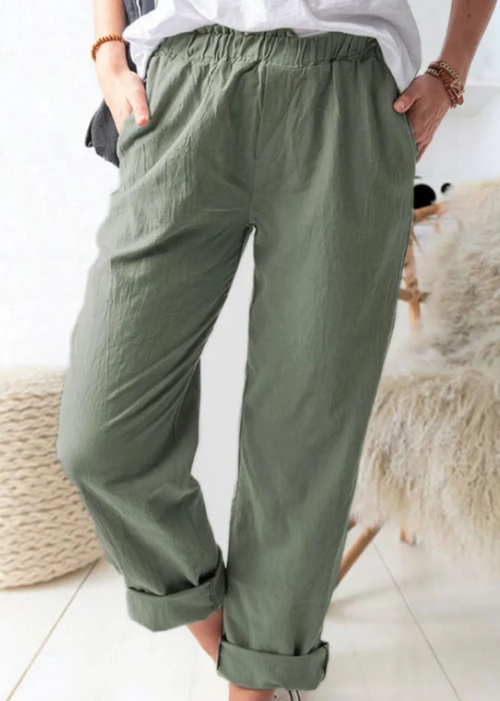 Sonia- Stylische Leinenhosen