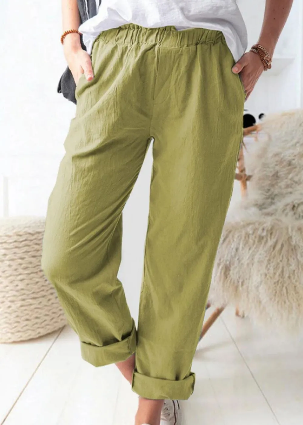 Sonia- Stylische Leinenhosen