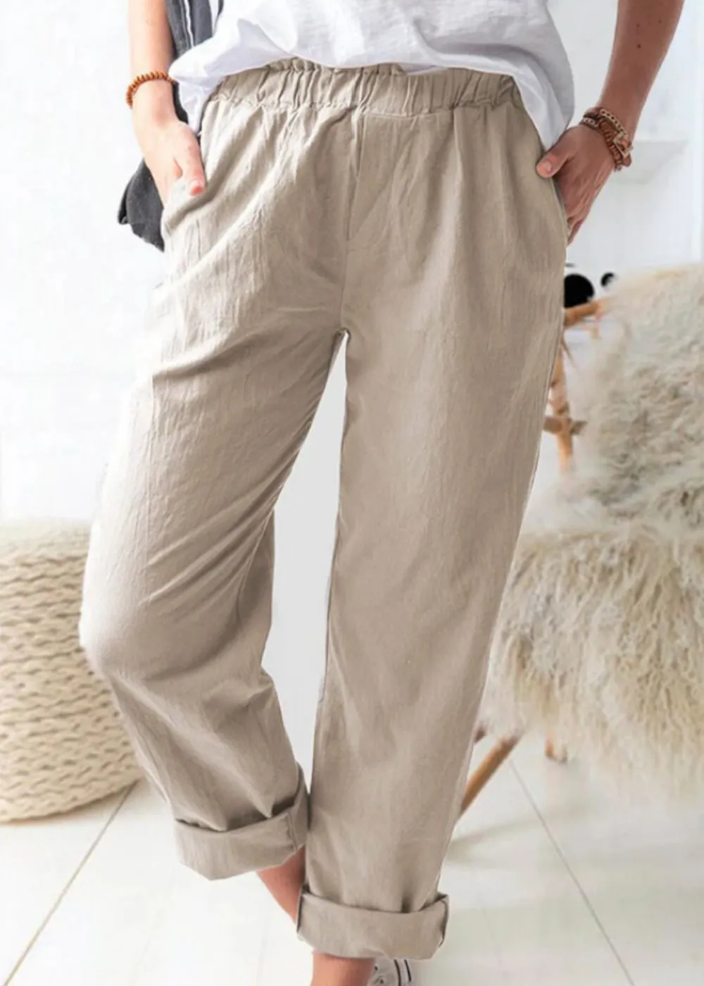 Sonia- Stylische Leinenhosen