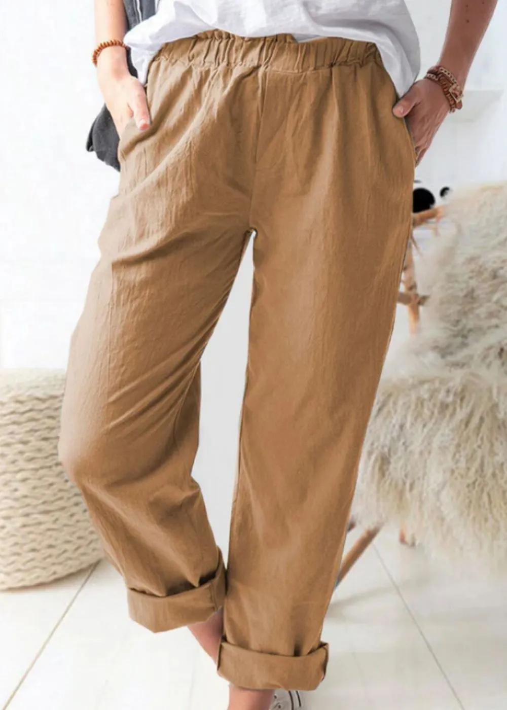 Sonia- Stylische Leinenhosen