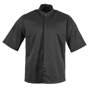 Southside Band Collar Chef Jacket Black M