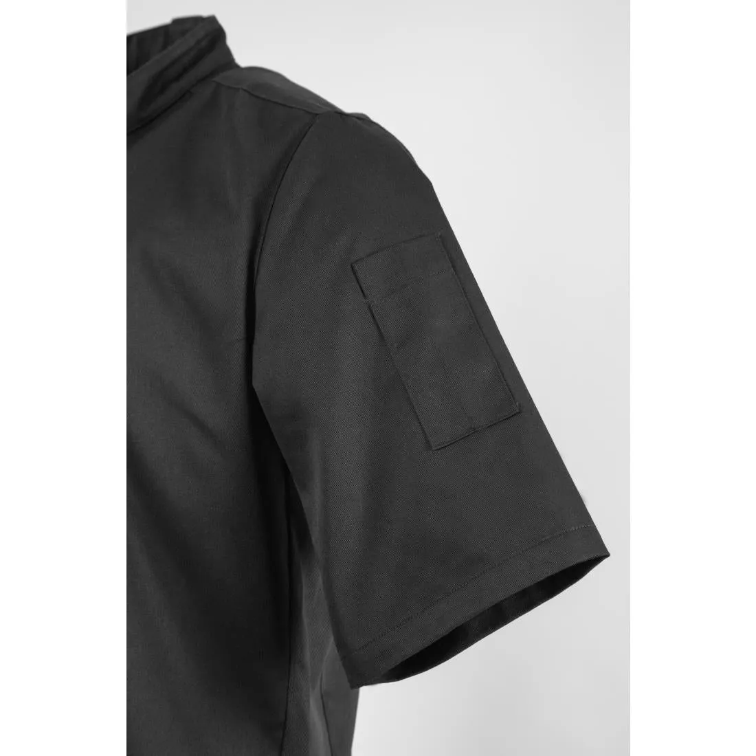 Southside Band Collar Chef Jacket Black M