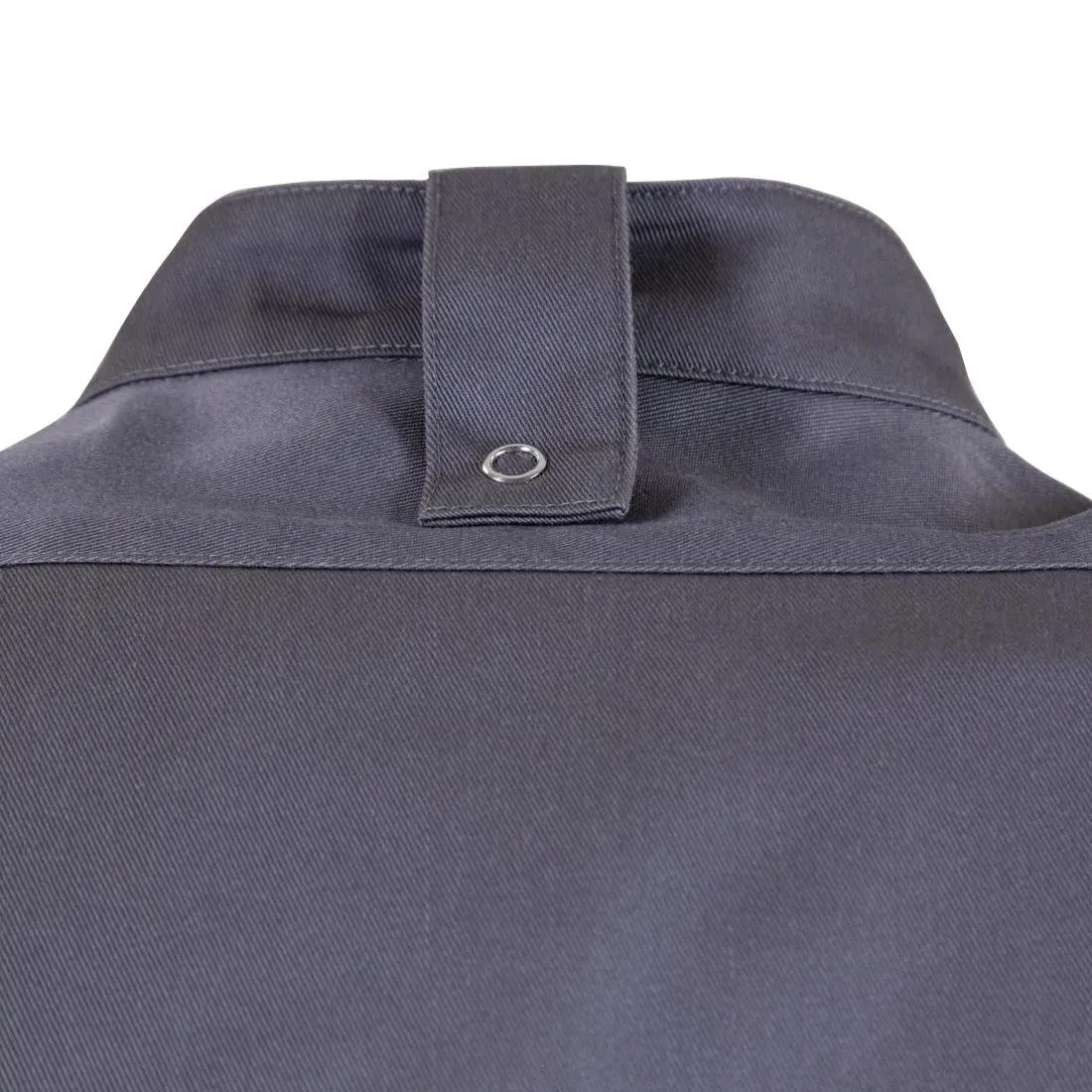 Southside Band Collar Chef Jacket Charcoal S