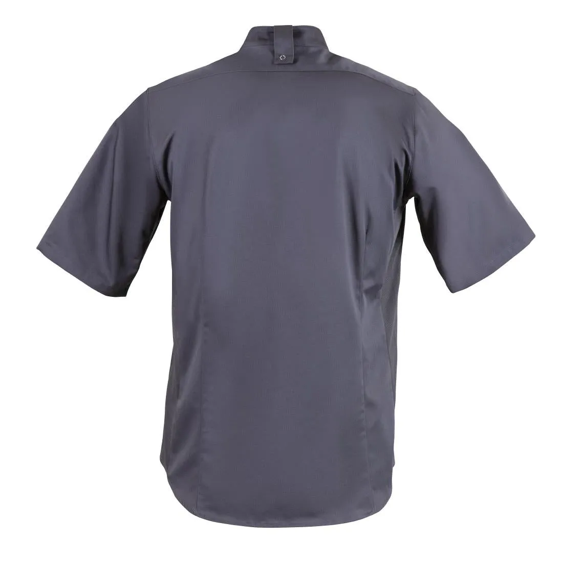 Southside Band Collar Chef Jacket Charcoal S