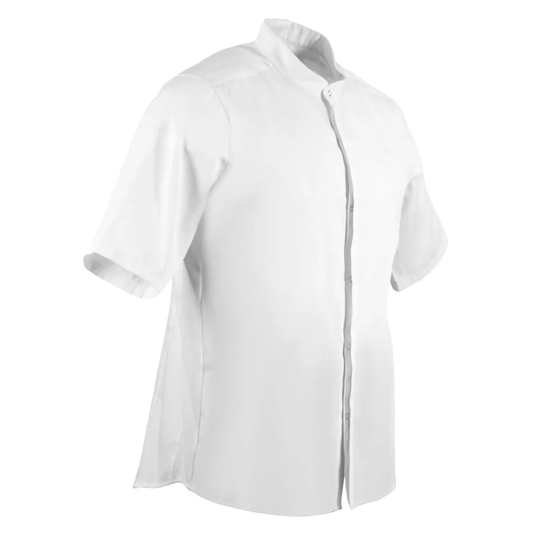 Southside Band Collar Chef Jacket White L