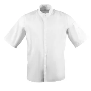 Southside Band Collar Chef Jacket White L