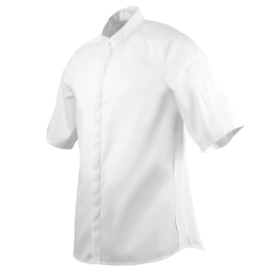 Southside Band Collar Chef Jacket White L