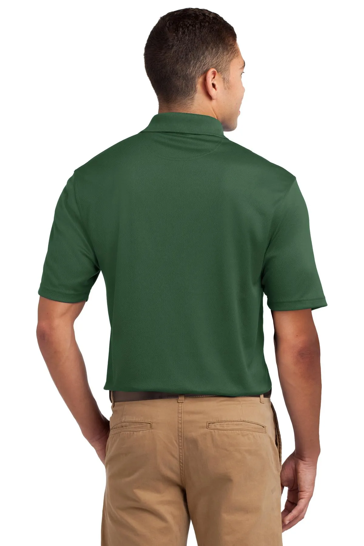 Sport-Tek Dri-Mesh Polo.  K469 Forest Green