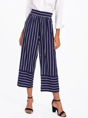 Striped Wide Leg Pants