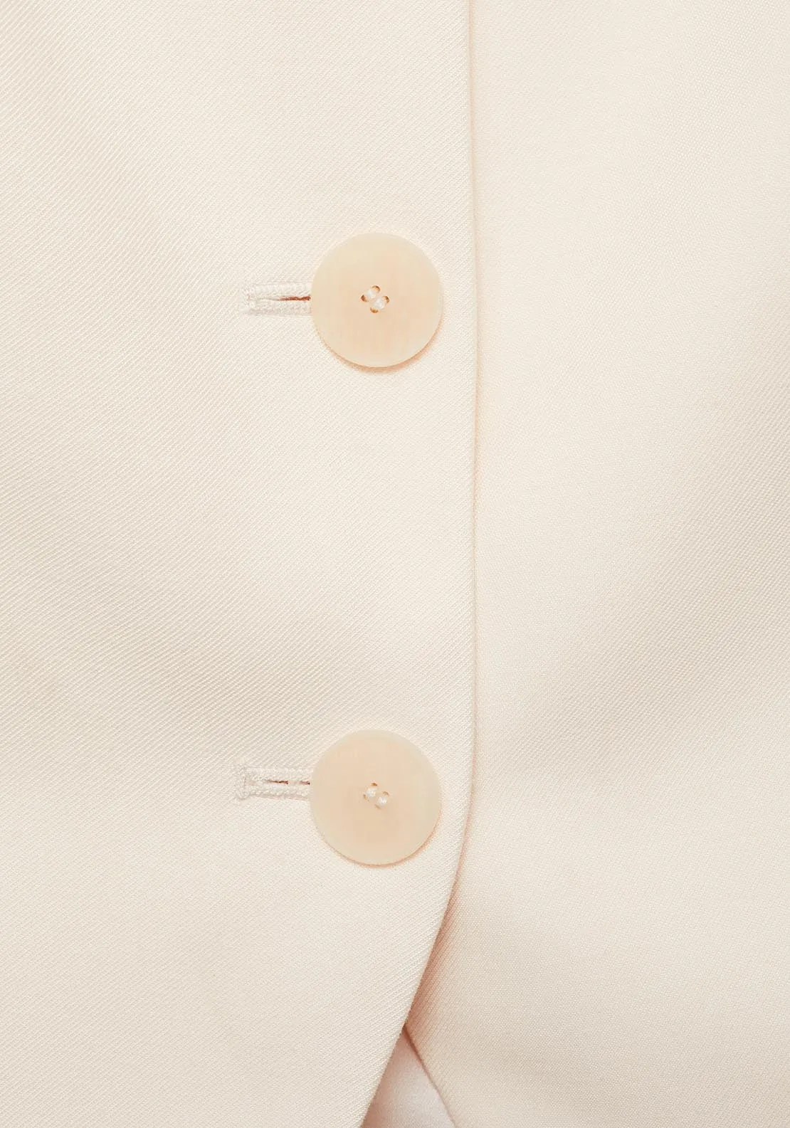Suit waistcoat with open back - Light Beige