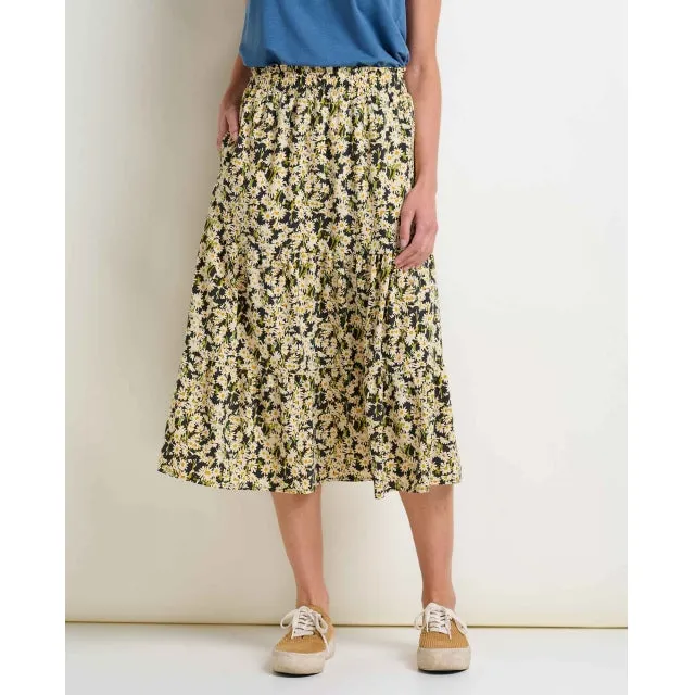 Sunkissed Tiered Midi Skirt