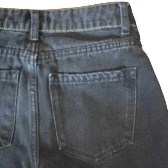 Superdown Carmen Two Toned Jean Blue and Washed Black Size XS