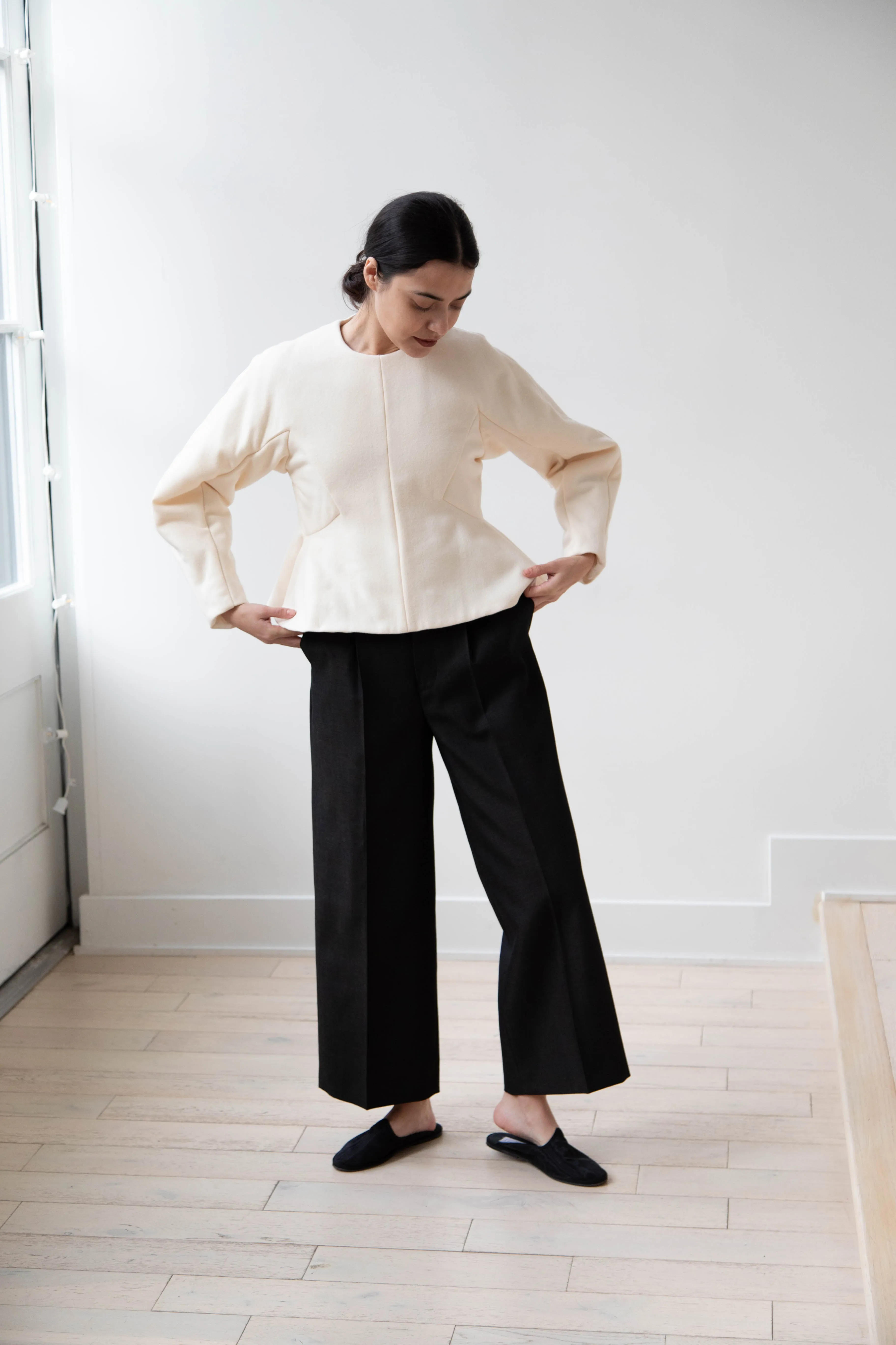 Tenne Handcrafted Modern | Pullover in Ivory