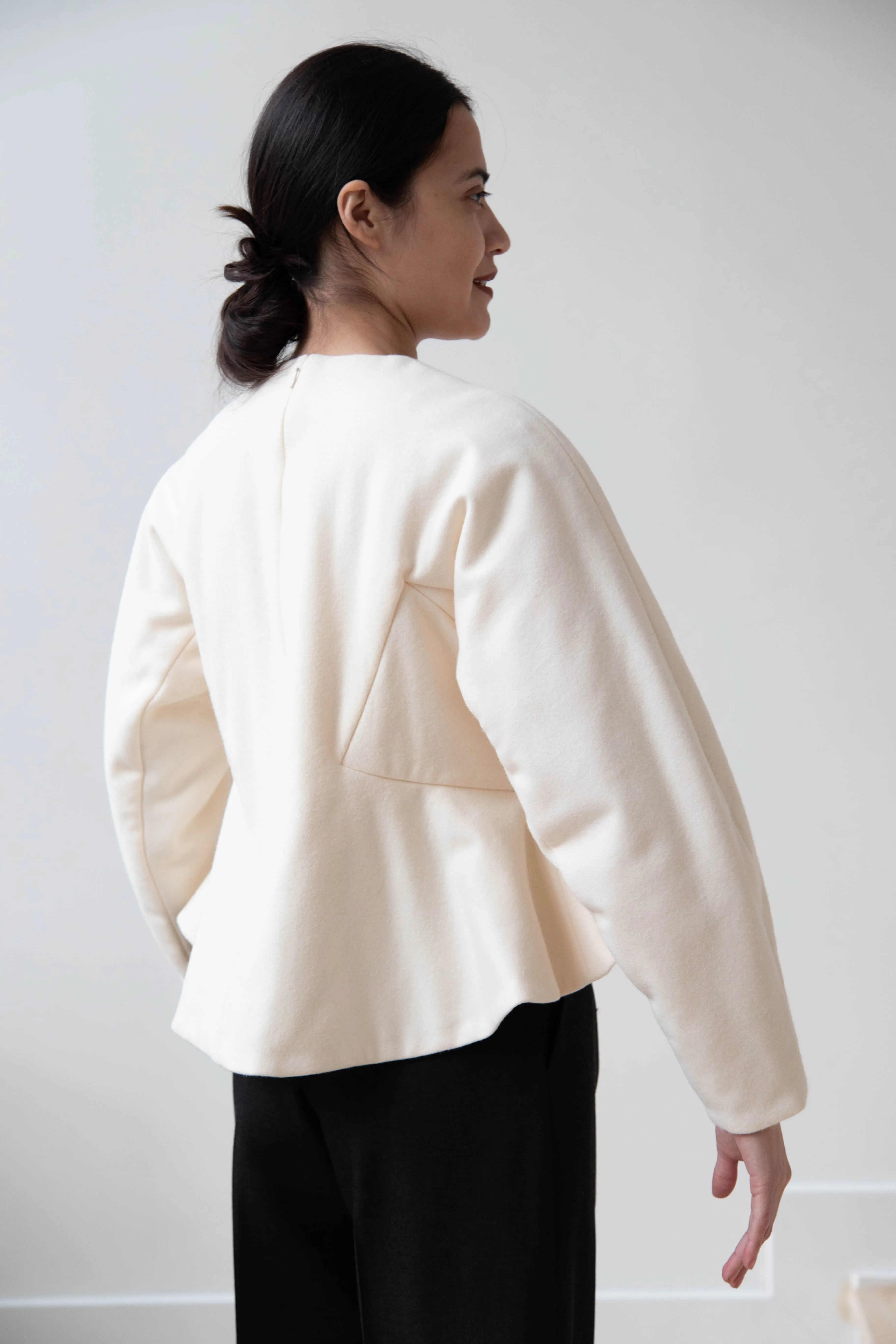 Tenne Handcrafted Modern | Pullover in Ivory