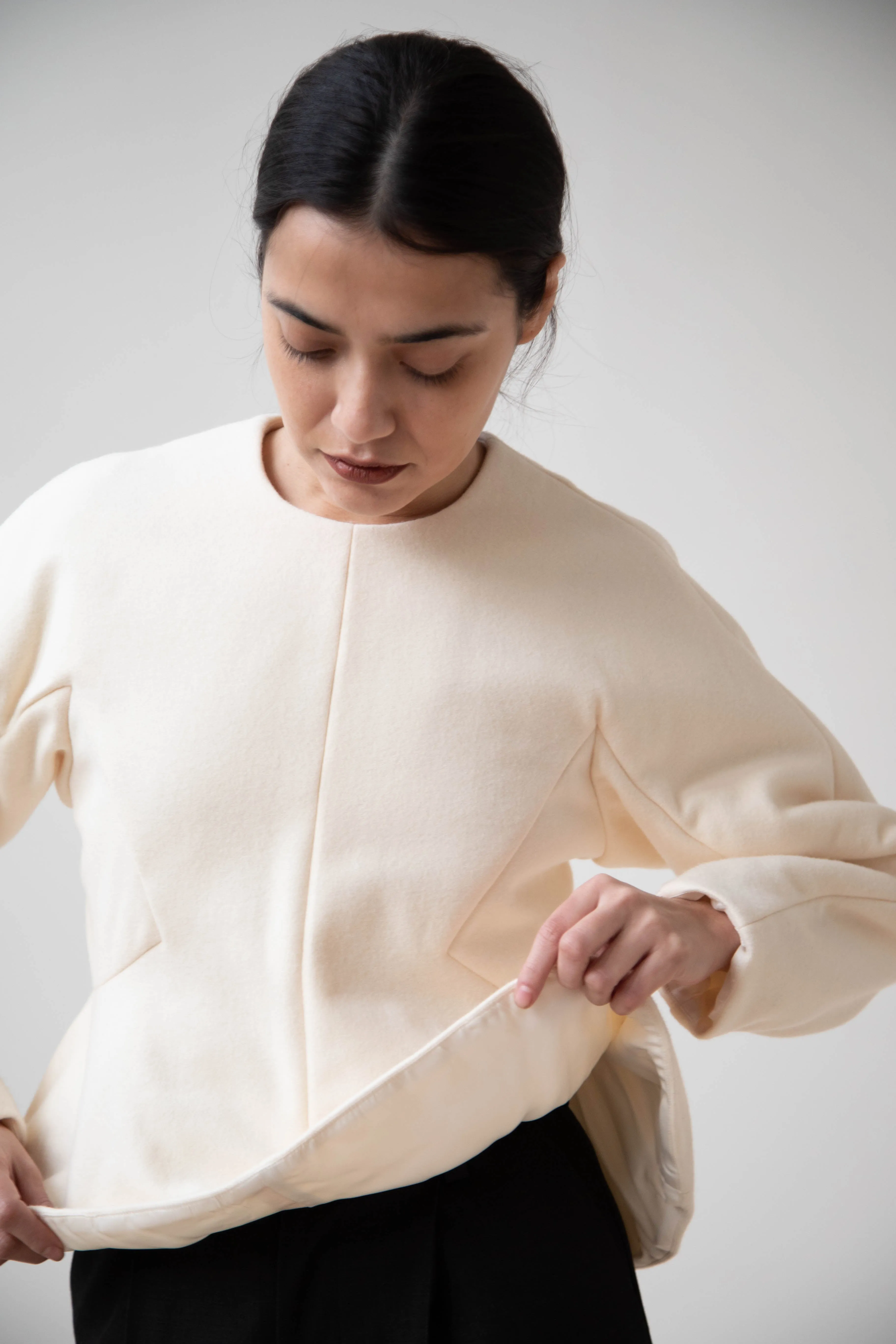 Tenne Handcrafted Modern | Pullover in Ivory