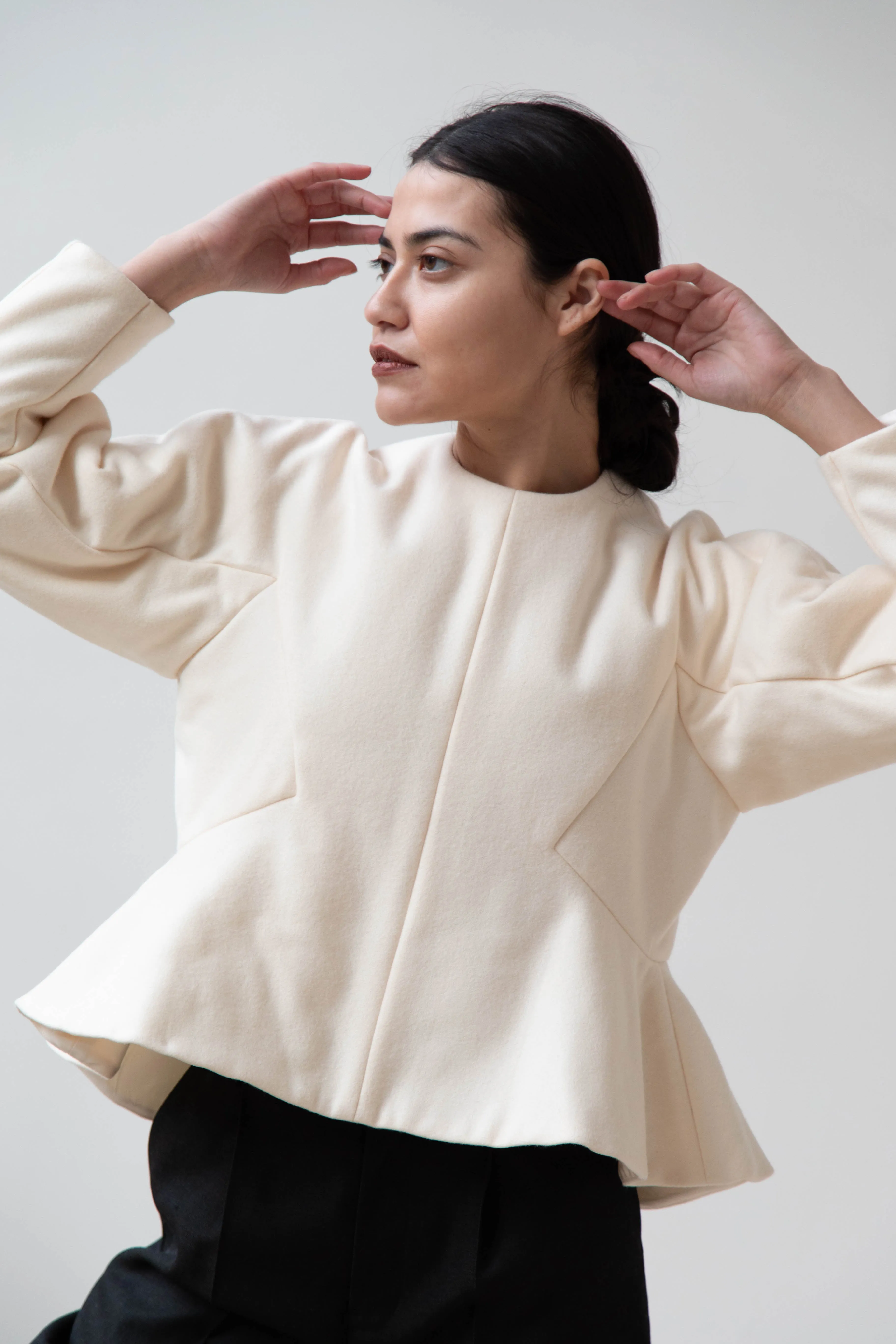 Tenne Handcrafted Modern | Pullover in Ivory