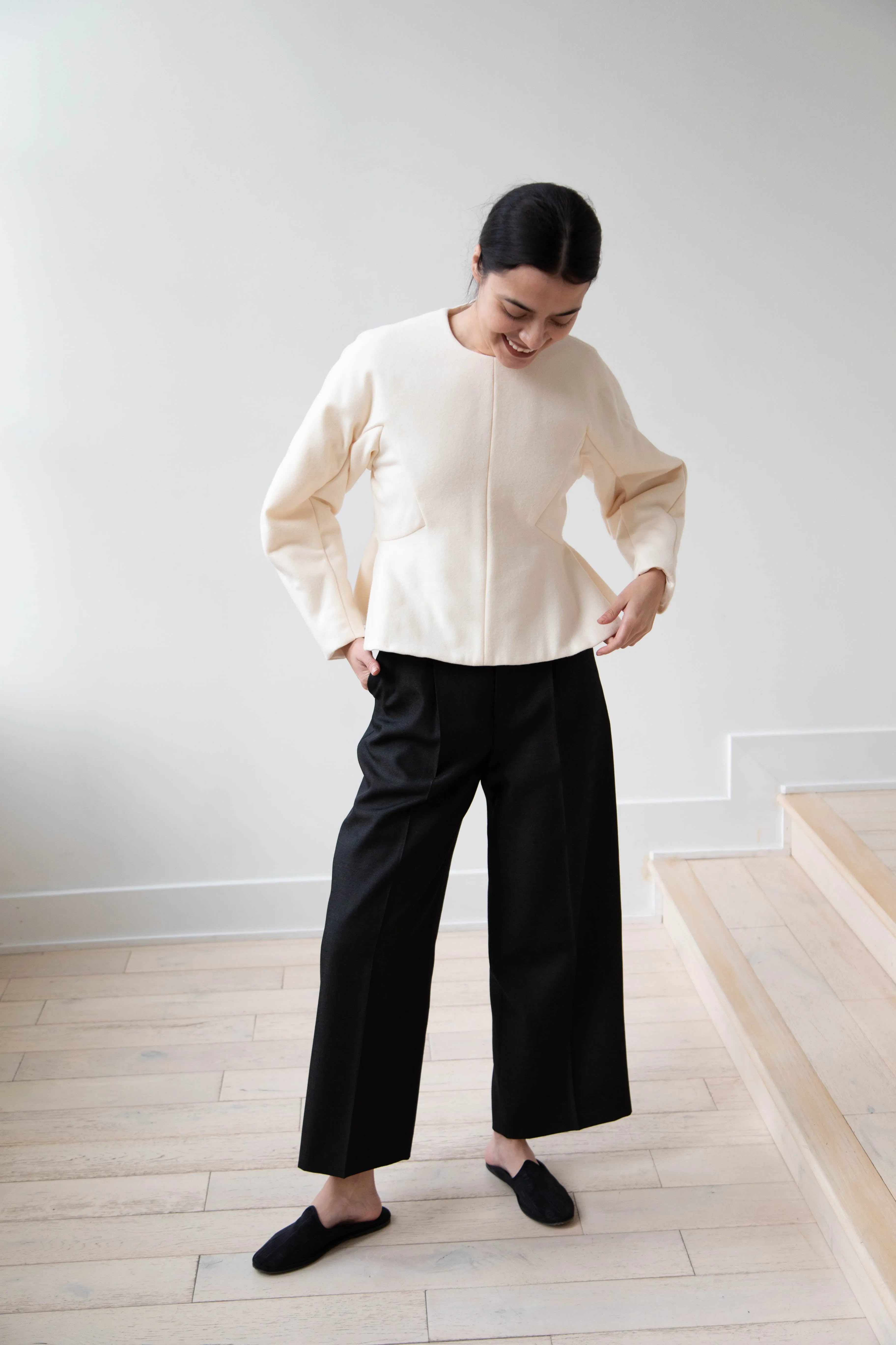 Tenne Handcrafted Modern | Pullover in Ivory