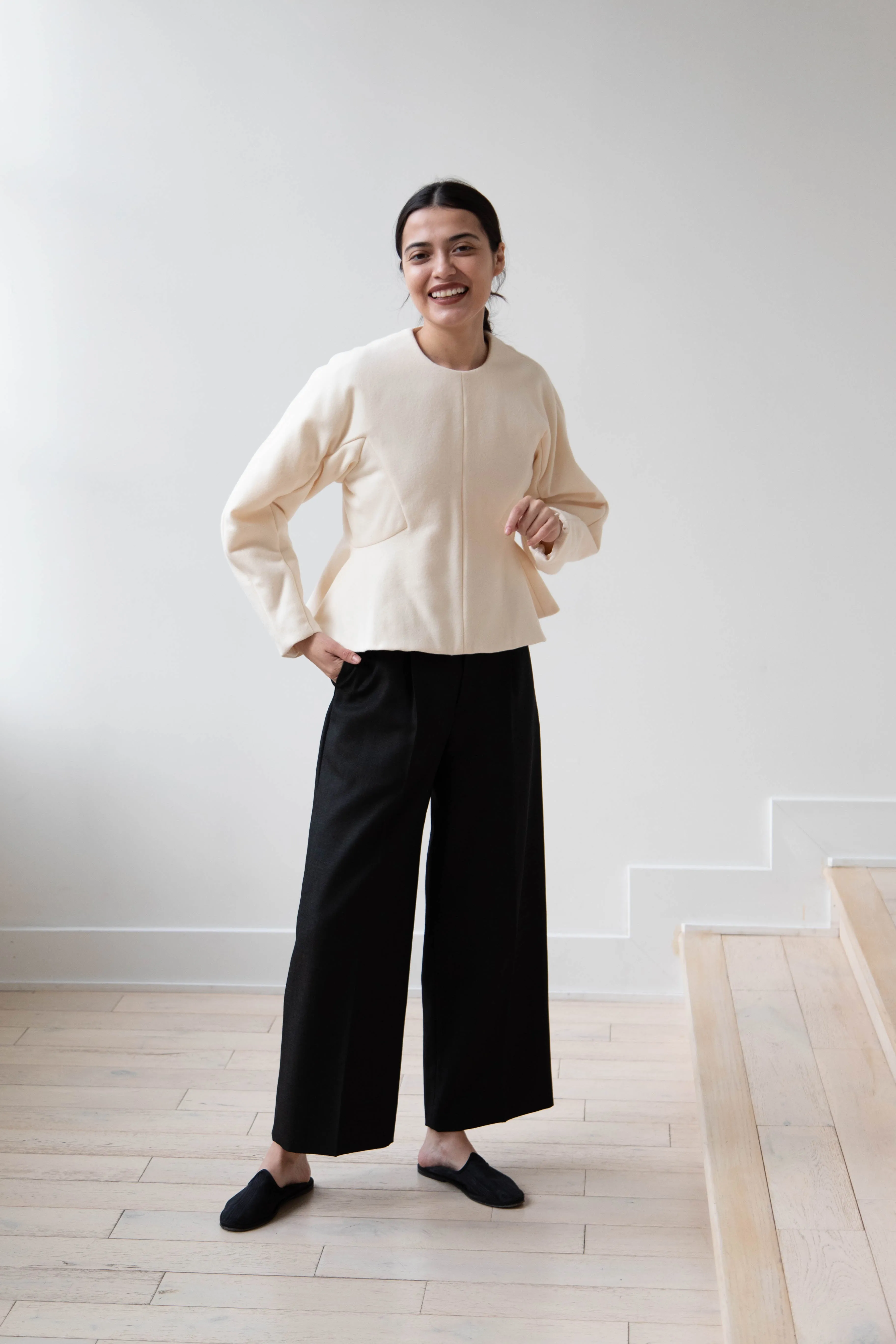 Tenne Handcrafted Modern | Pullover in Ivory
