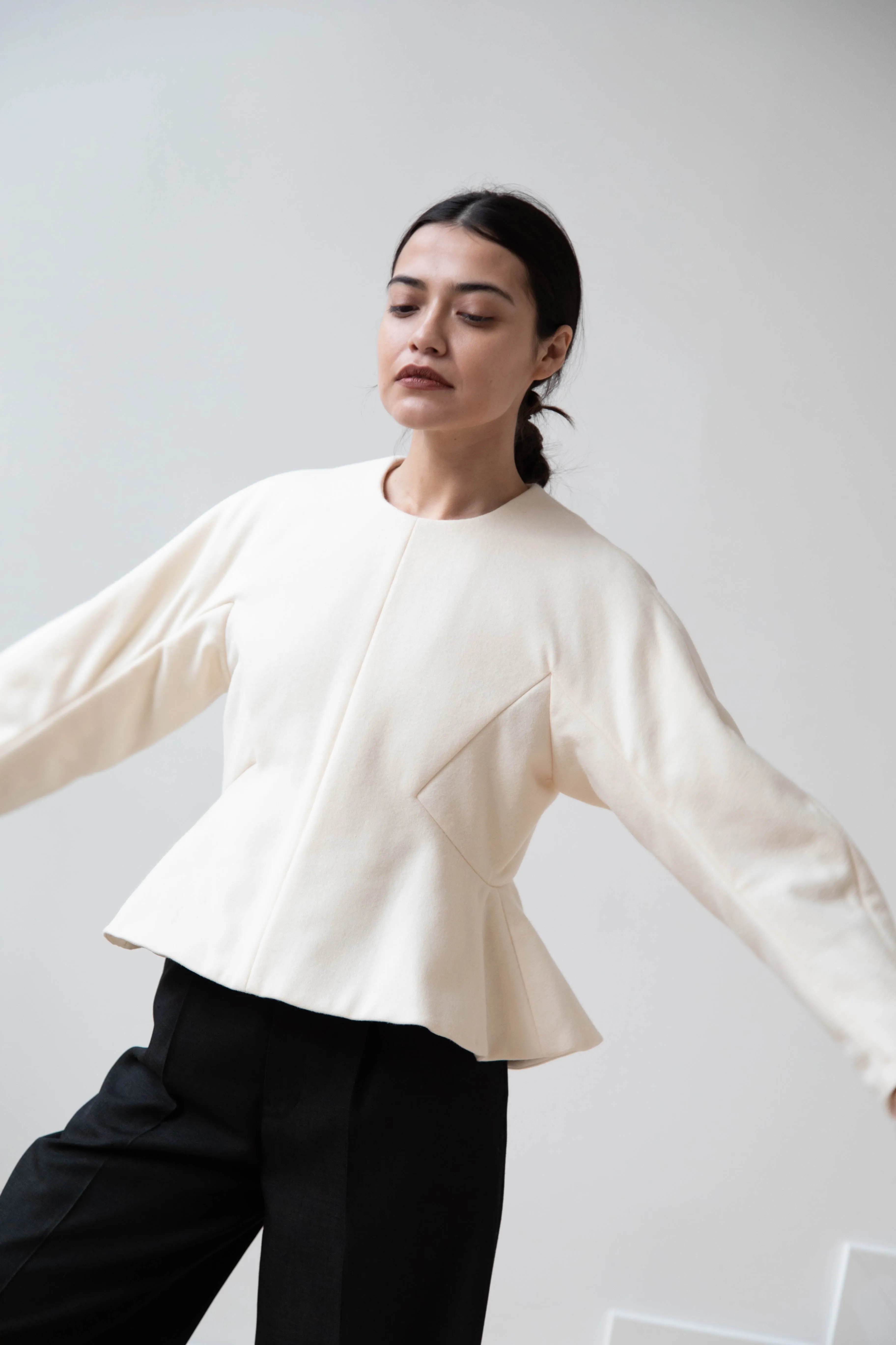 Tenne Handcrafted Modern | Pullover in Ivory