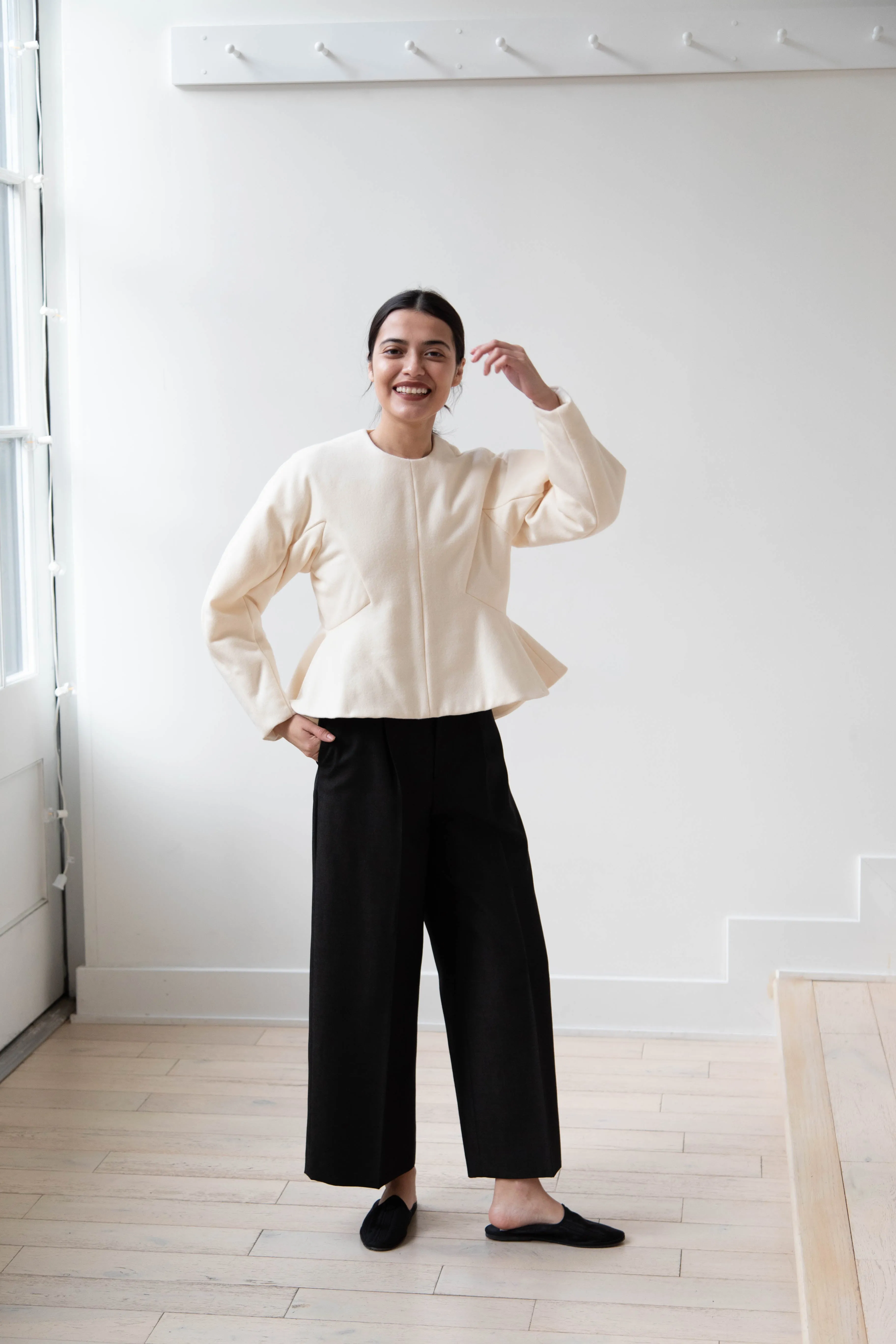 Tenne Handcrafted Modern | Pullover in Ivory