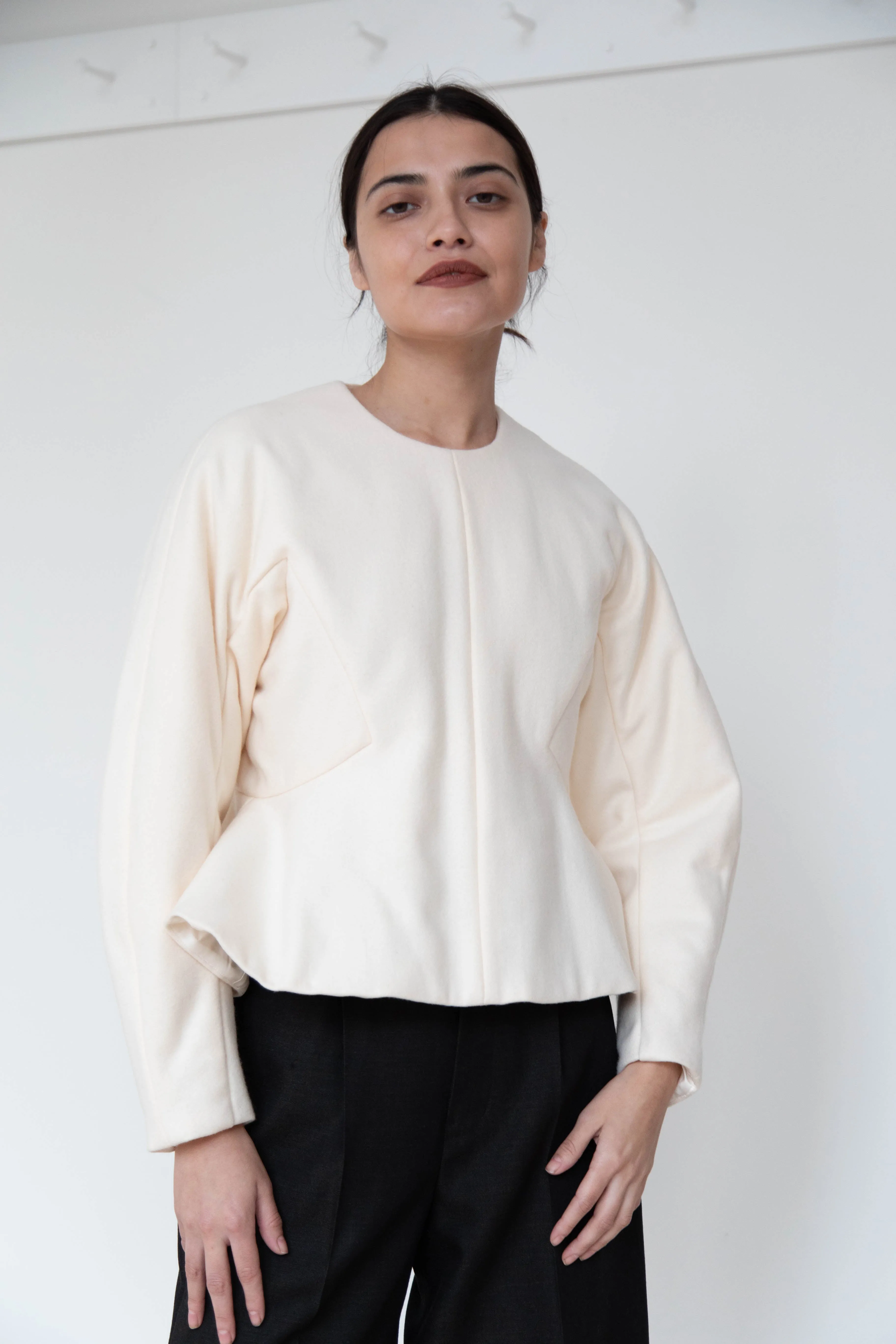 Tenne Handcrafted Modern | Pullover in Ivory