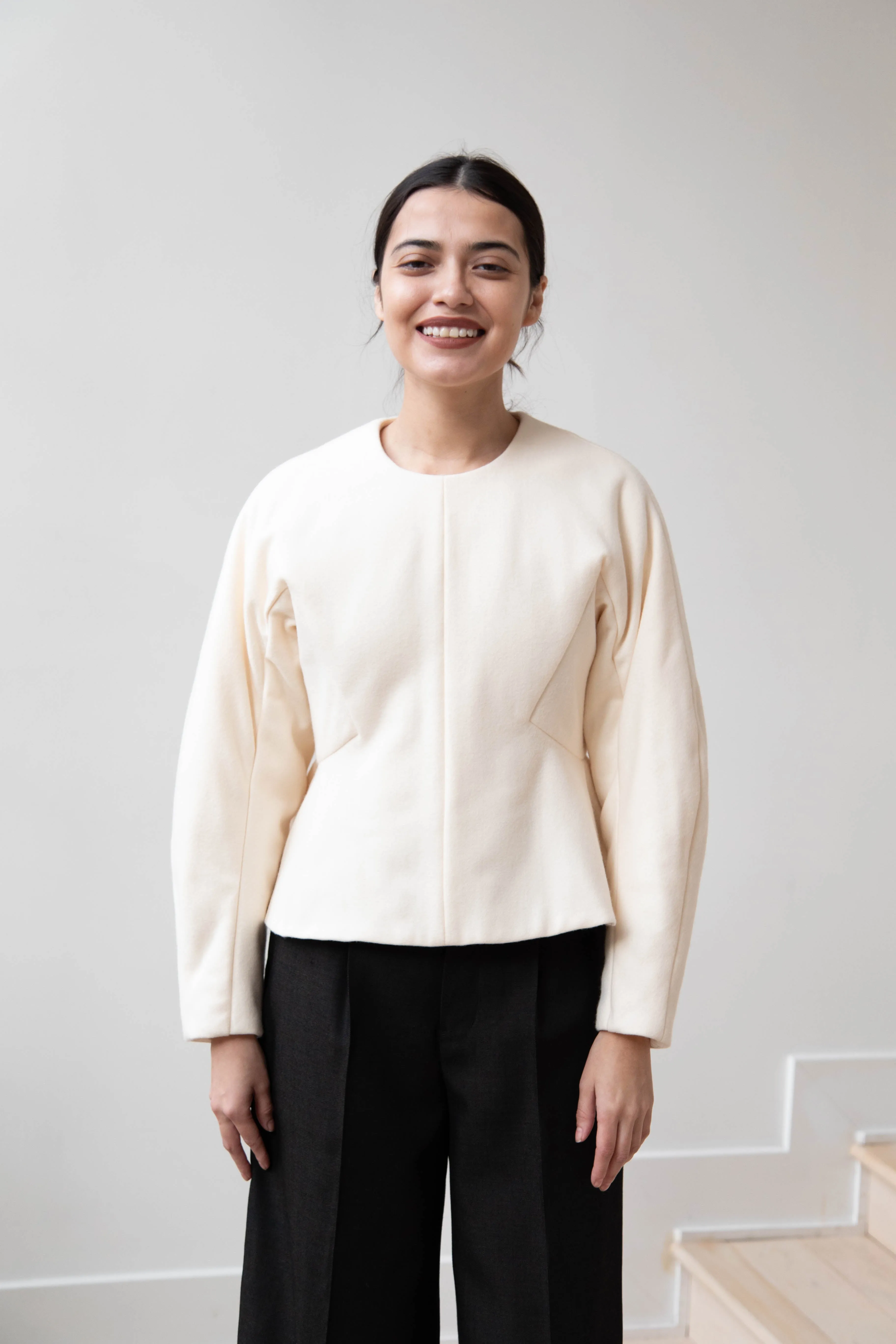 Tenne Handcrafted Modern | Pullover in Ivory