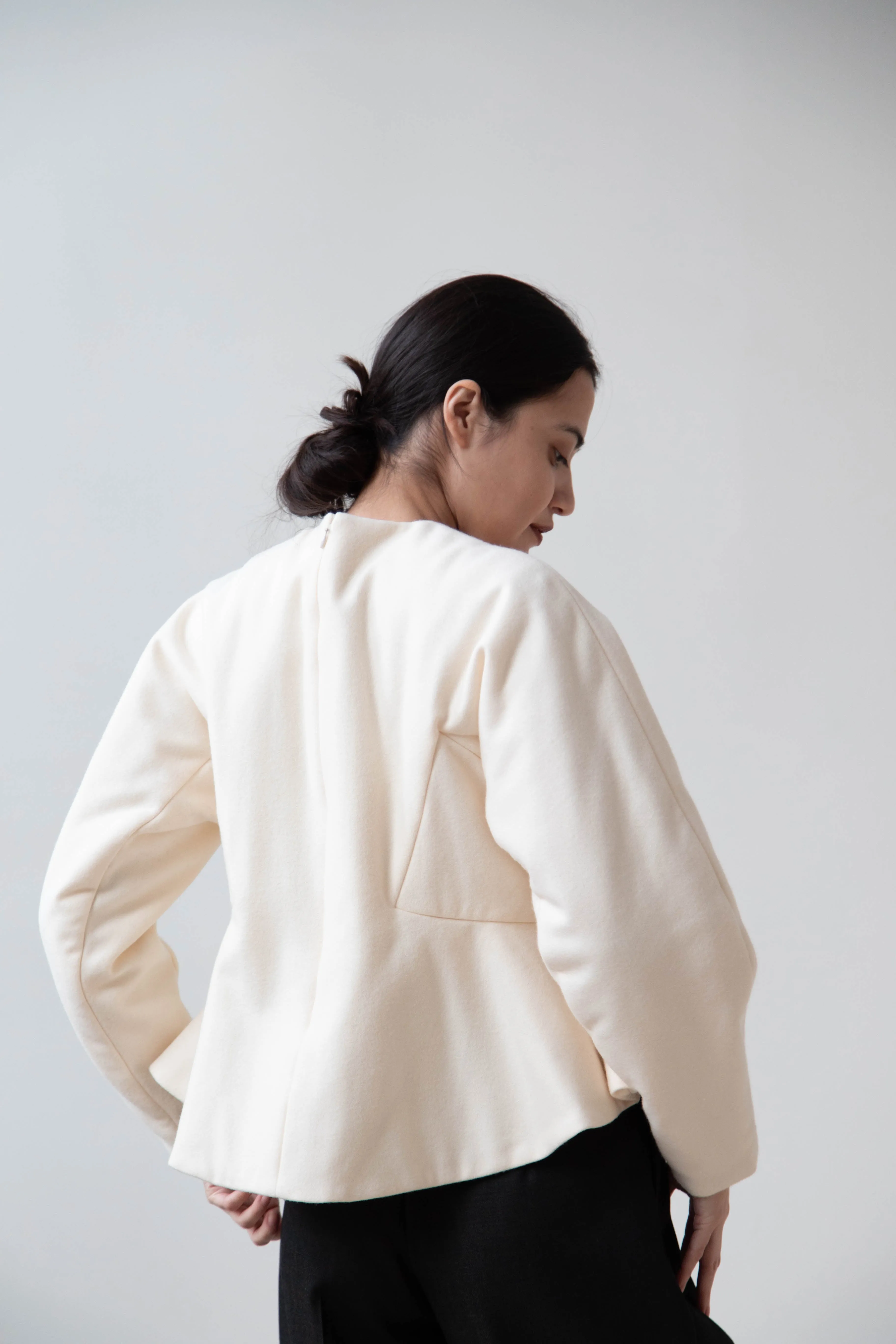 Tenne Handcrafted Modern | Pullover in Ivory