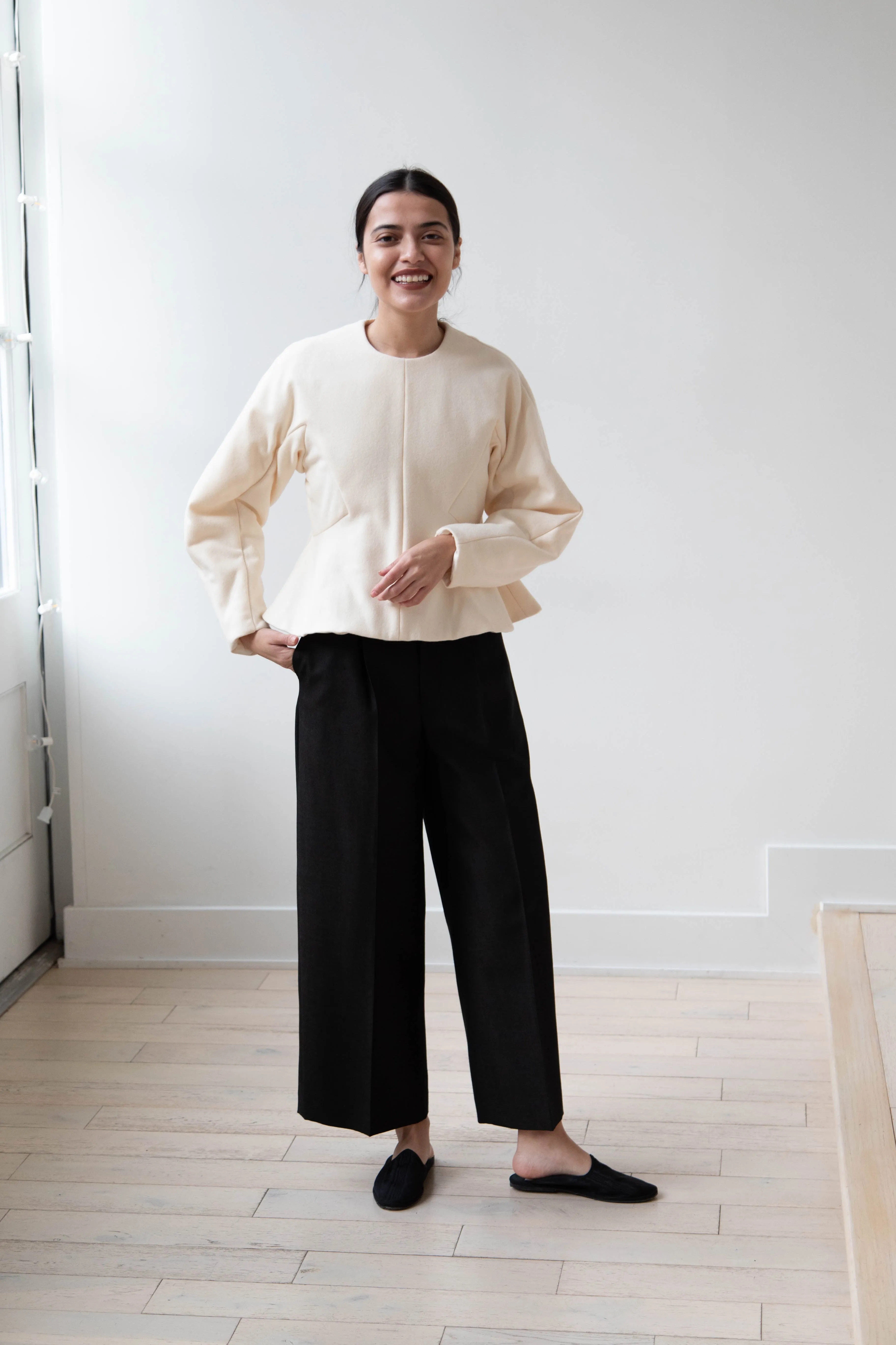 Tenne Handcrafted Modern | Pullover in Ivory