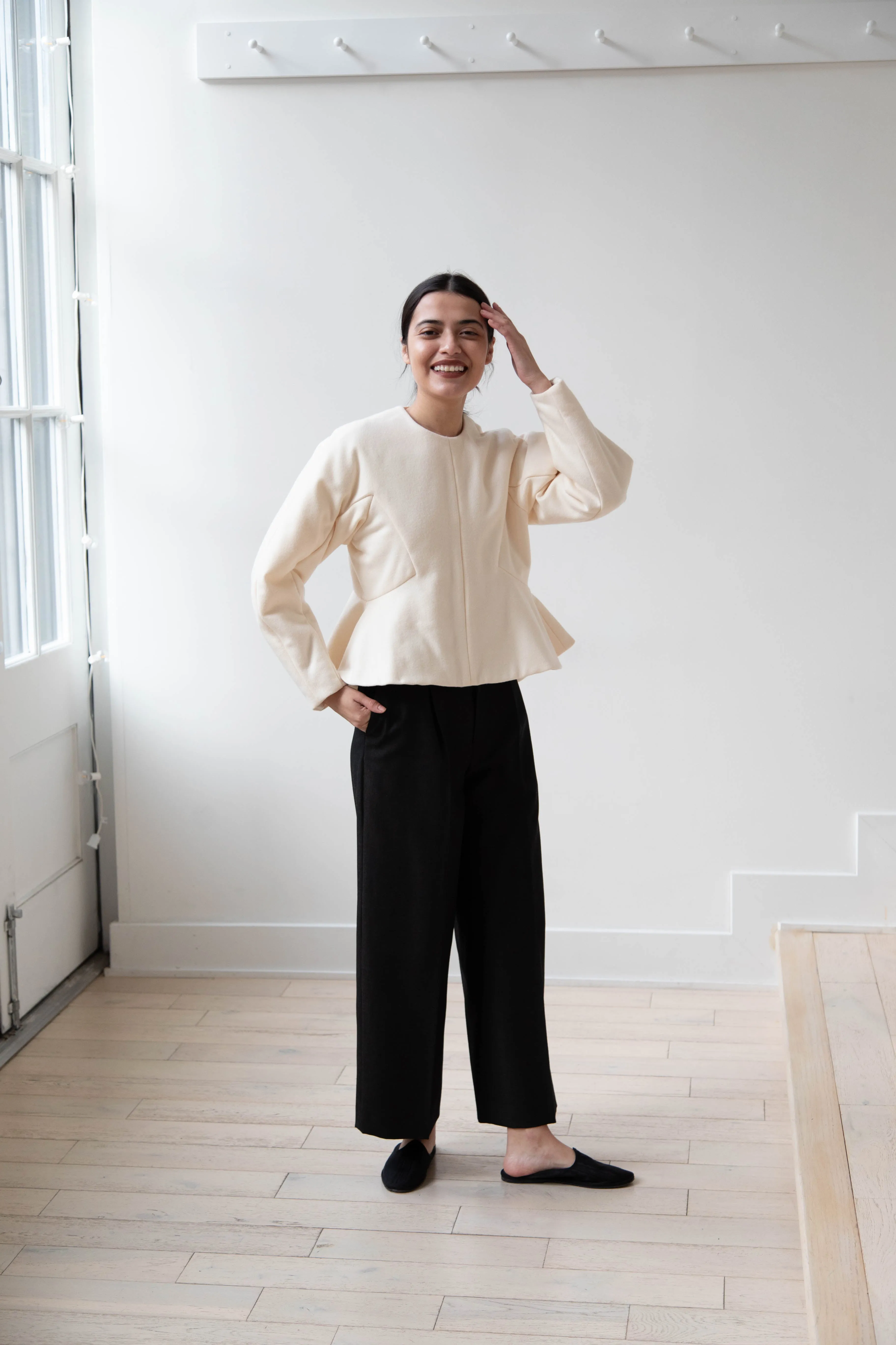 Tenne Handcrafted Modern | Pullover in Ivory