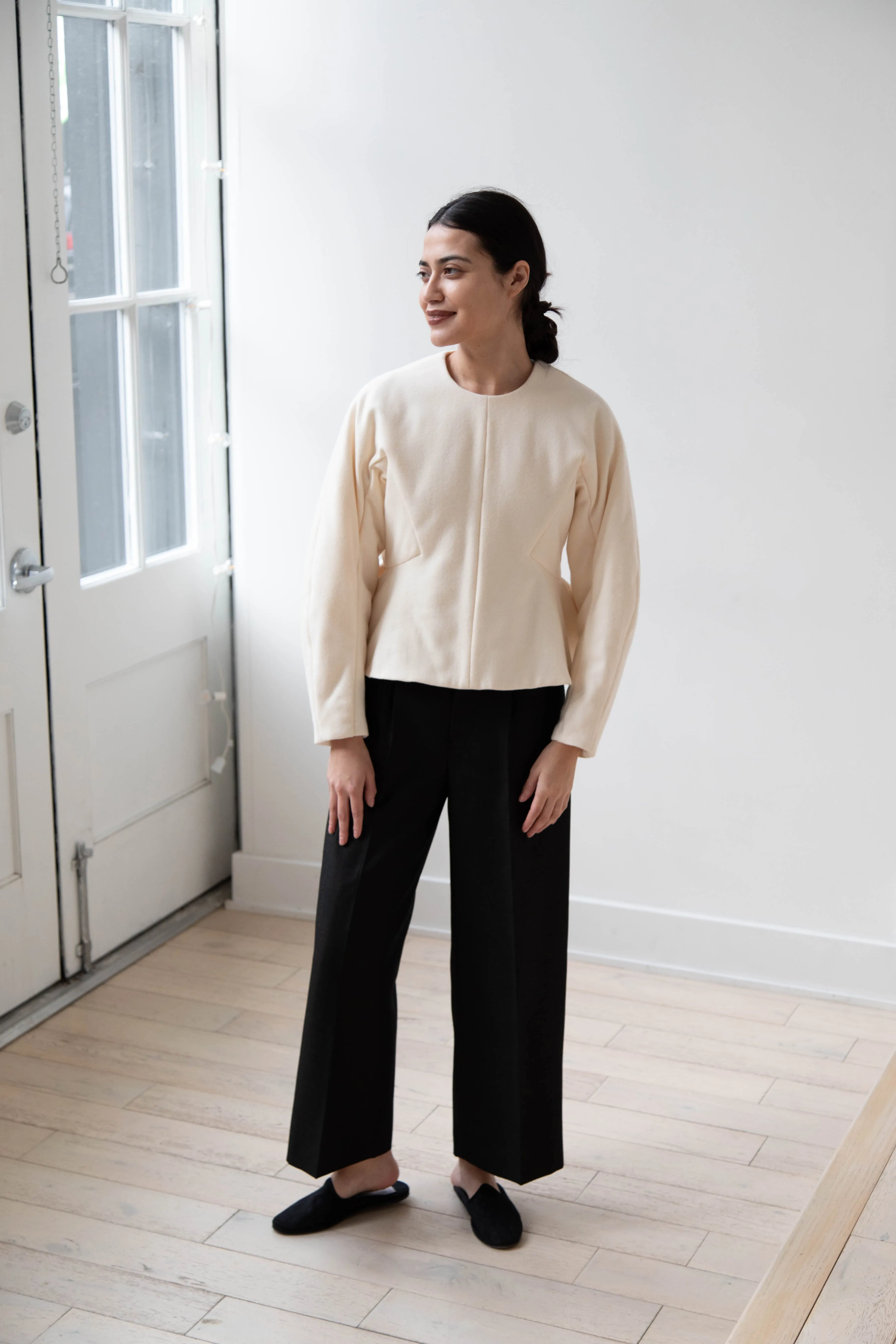 Tenne Handcrafted Modern | Pullover in Ivory