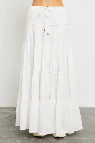 Tiered Maxi Skirt