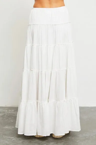 Tiered Maxi Skirt