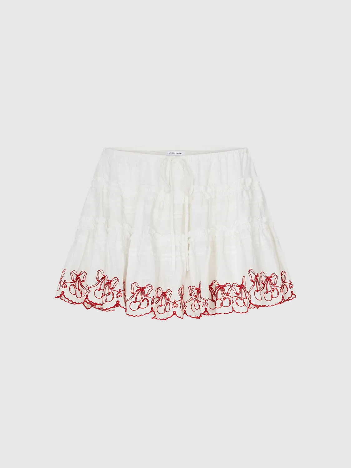 Tiered Mini Skirts