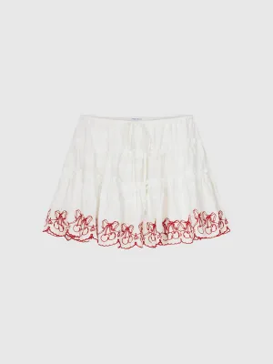 Tiered Mini Skirts