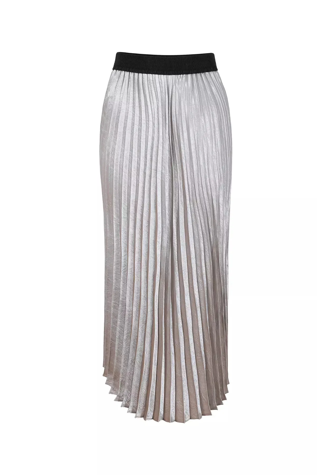Tiger Lily Pleated Skirt Silver